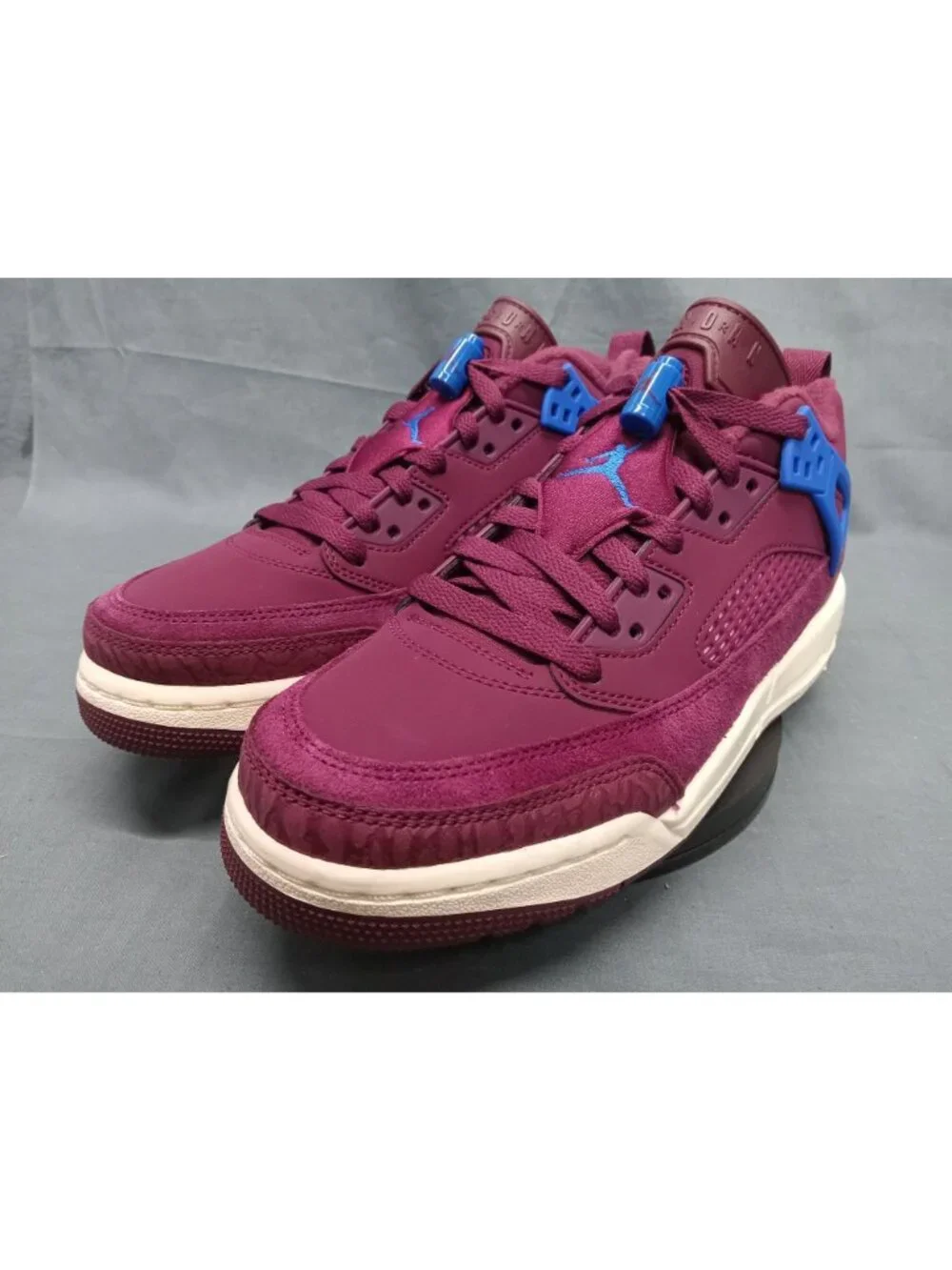 Nike  Jordan Spizike Low (GS) Bordeaux Hyper Royal Sail Boys Size 7 NEW NO BOX!
